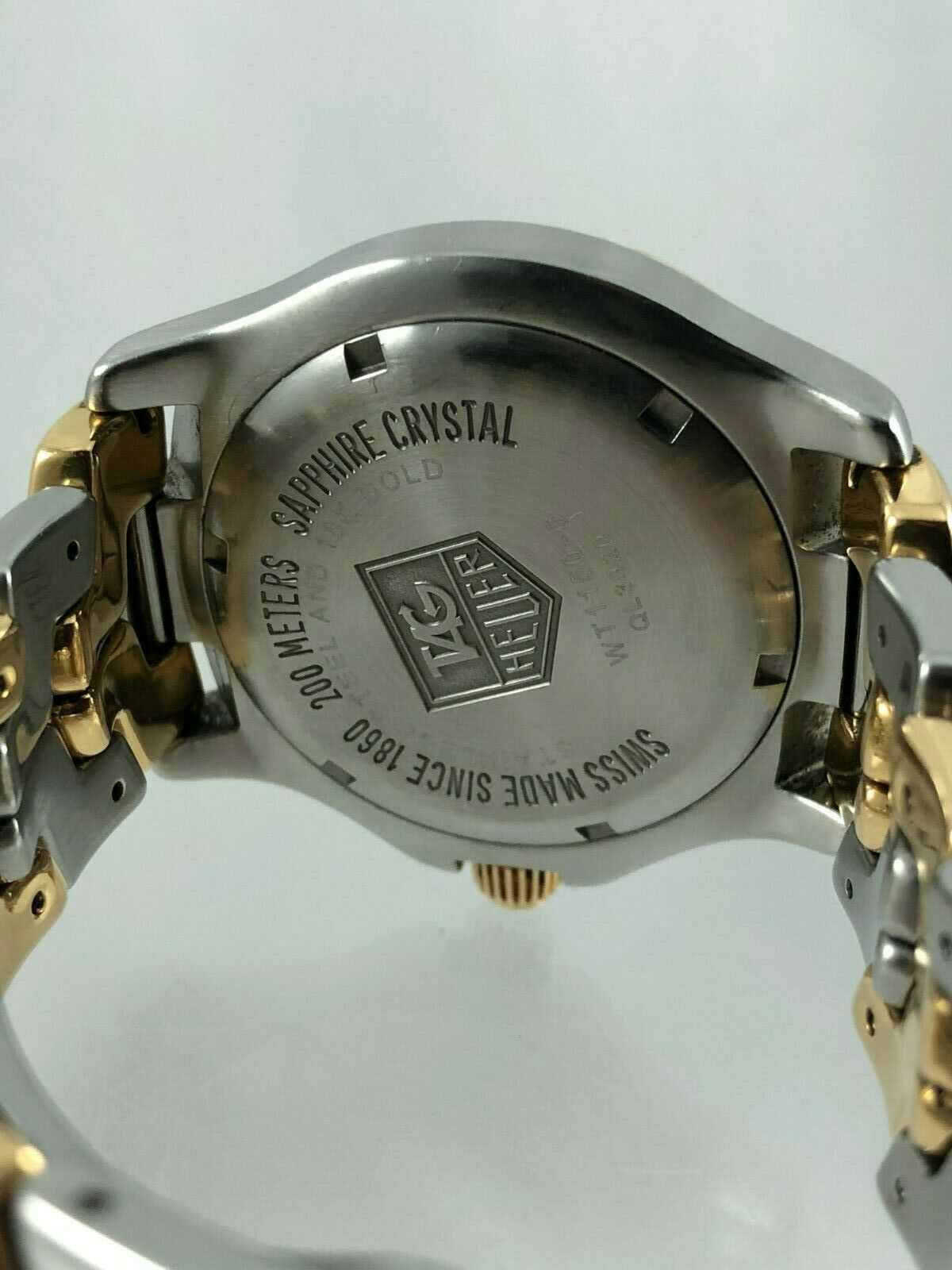 Tag Heuer Link WT1150 0 Two Tone 18K Gold Stainless Steel Quartz