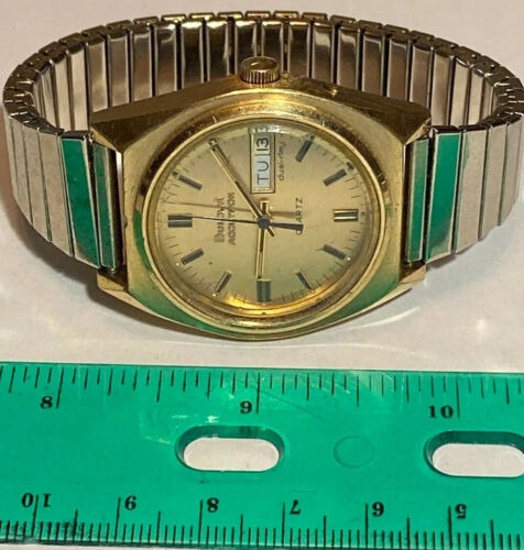 Bulova Accutron Vintage 1987 Quartz Classic Men's Watch hot