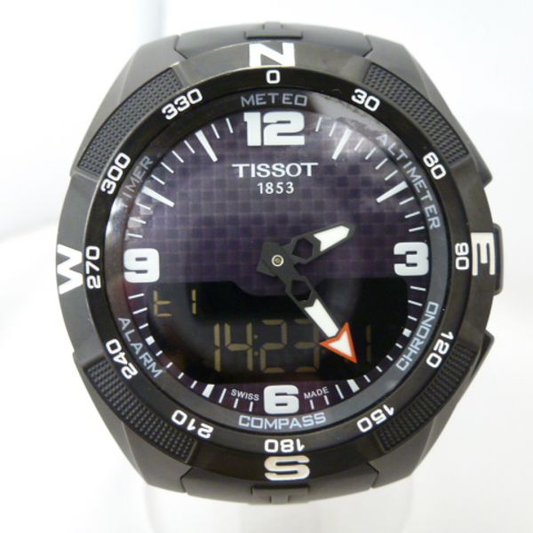 N [Used] [TISSOT] [Tissot] T Touch Solar Watch T091420 Black Digital ...