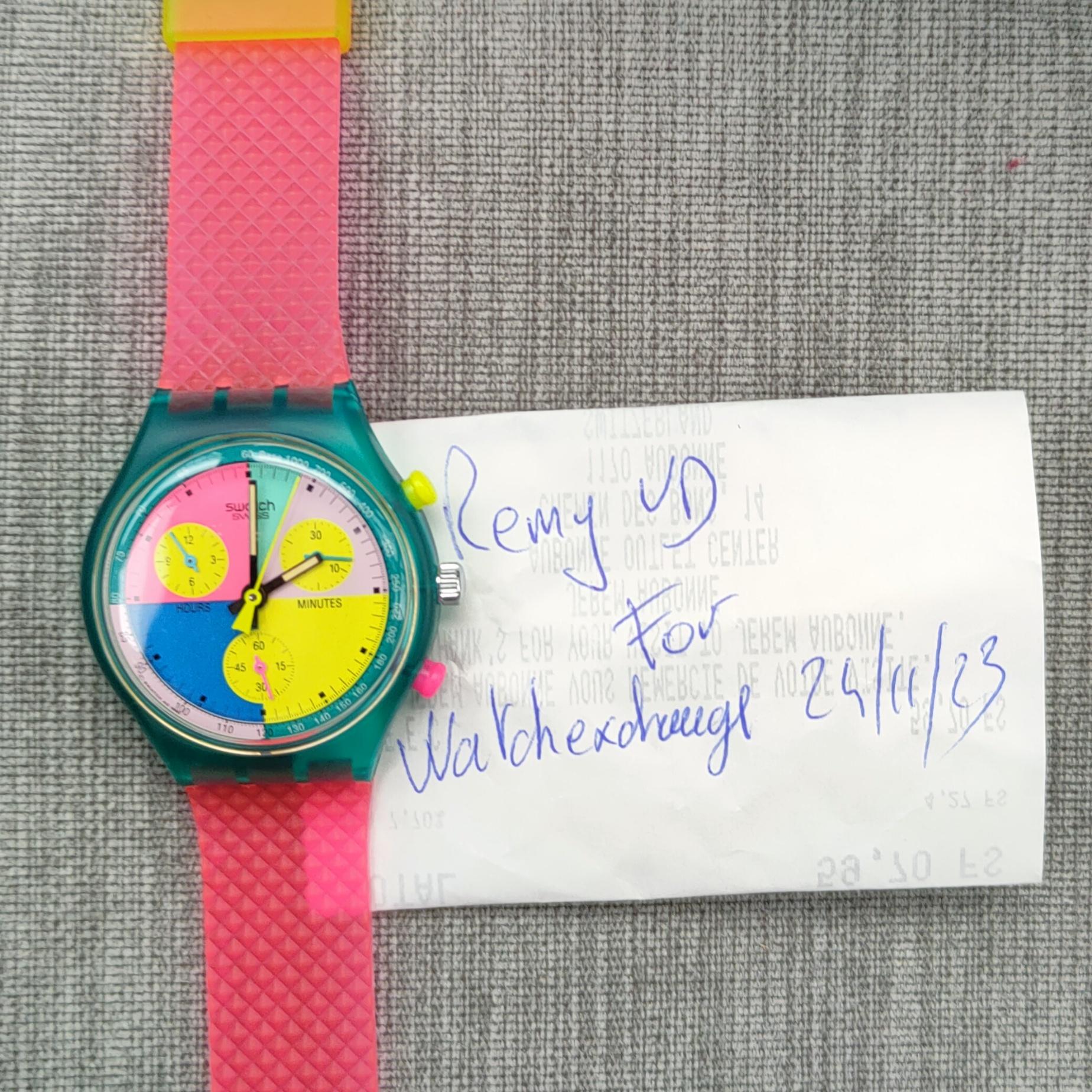 Swatch chrono flash online arrow