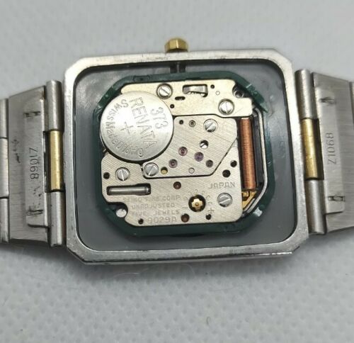 Seiko Men's Dress Watch Two Tone 9029-5009 Five Jewels - New