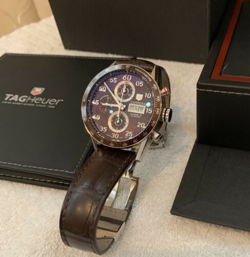 tag heuer carrera calibre 16 chocolate