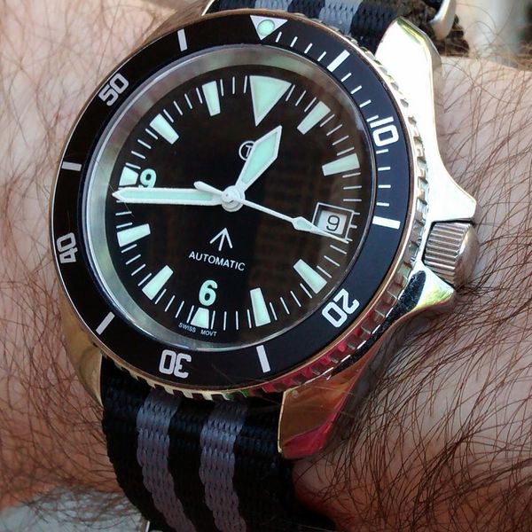 FS: CWC SBS Diver Homage: Swiss Auto, Sapphire, Relume, WR: $280 ...