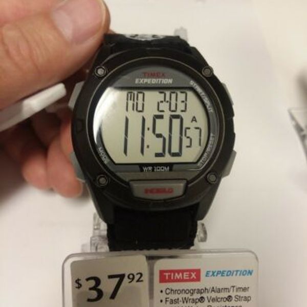 Timex Expedition Classic Digital Chrono Alarm Timer 41mm Watch T49949 Watchcharts 2789