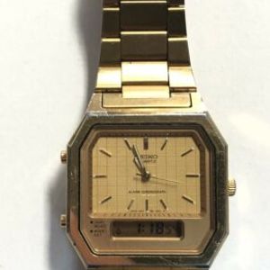 Vintage Seiko H601-5461 Quartz Ana-digi Gold Tone Watch | WatchCharts