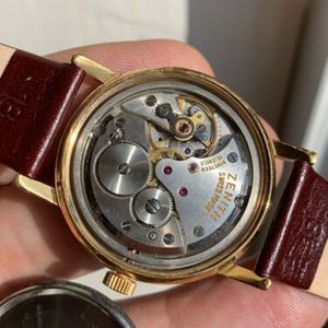 Vintage Zenith 230 S Gold Plated Mens Watch Cal. 2532 33mm