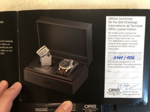 Oris Big Crown Challenge International De Tourisme 1932 Limited