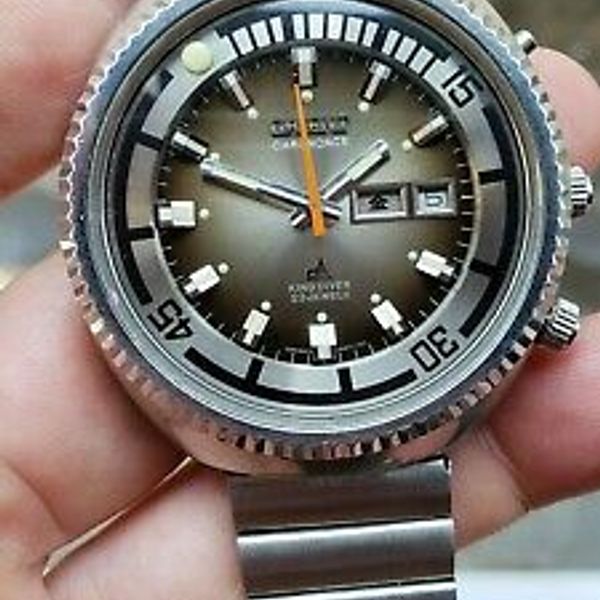 Vintage ORIENT KING DIVER Chronoace, 23 Jewels , 42mm , automatic all ...