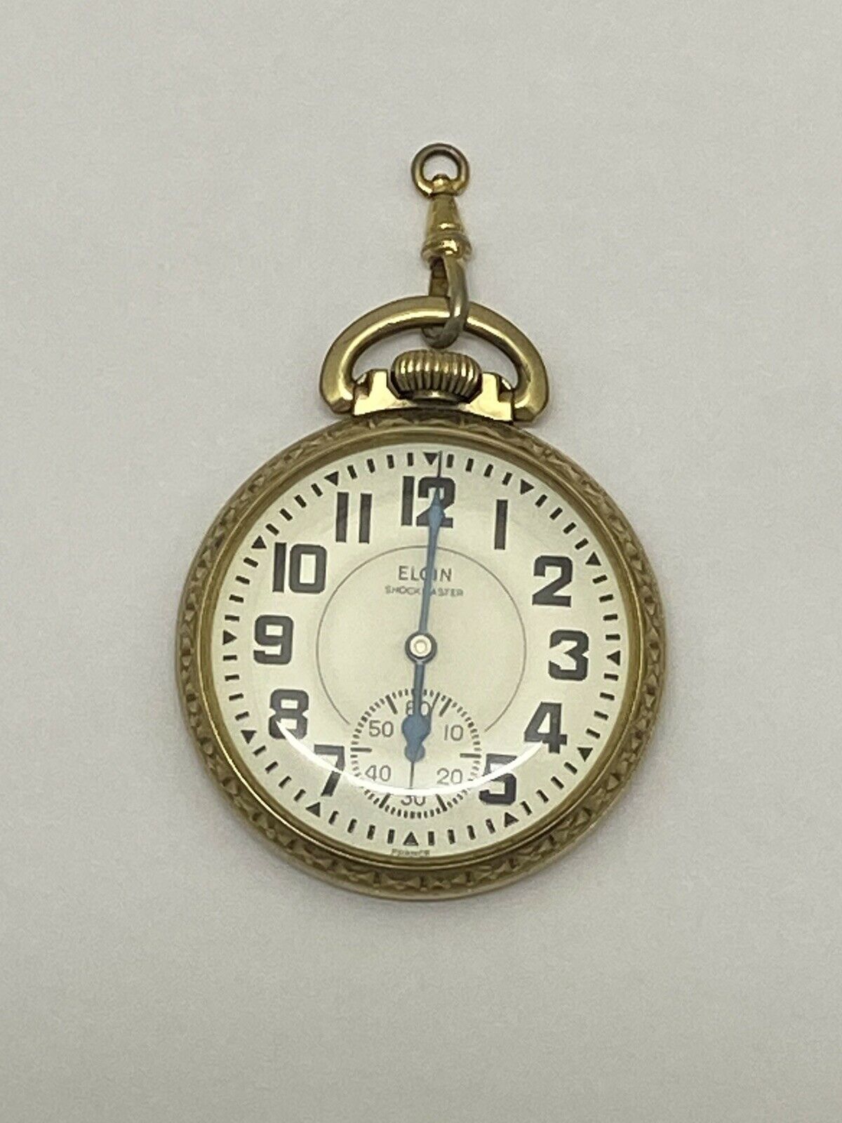 Elgin 657 Shockmaster 17 Jewel Pocket Watch France WatchCharts