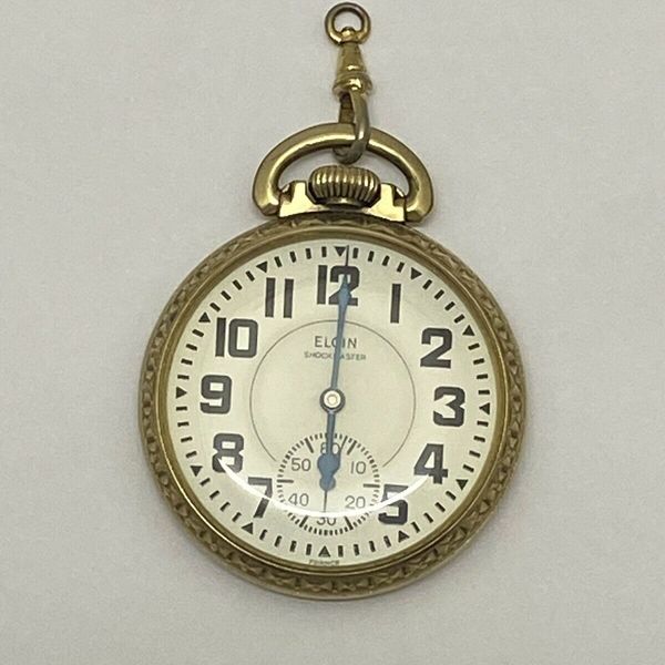Elgin 657 Shockmaster 17Jewel Pocket Watch France WatchCharts