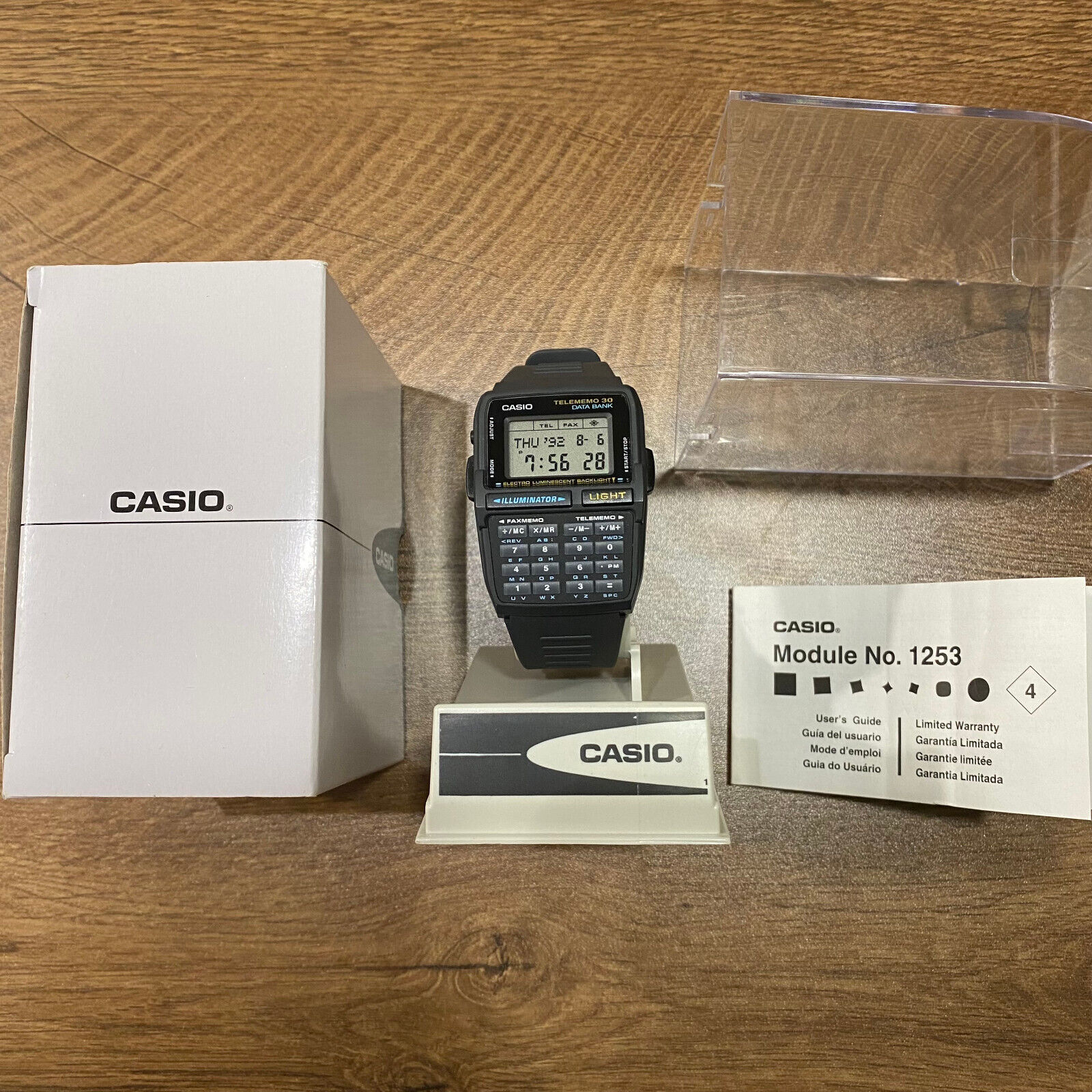 Vintage Casio DBC-30-1 Databank 30 Rare Calculator Watch 90