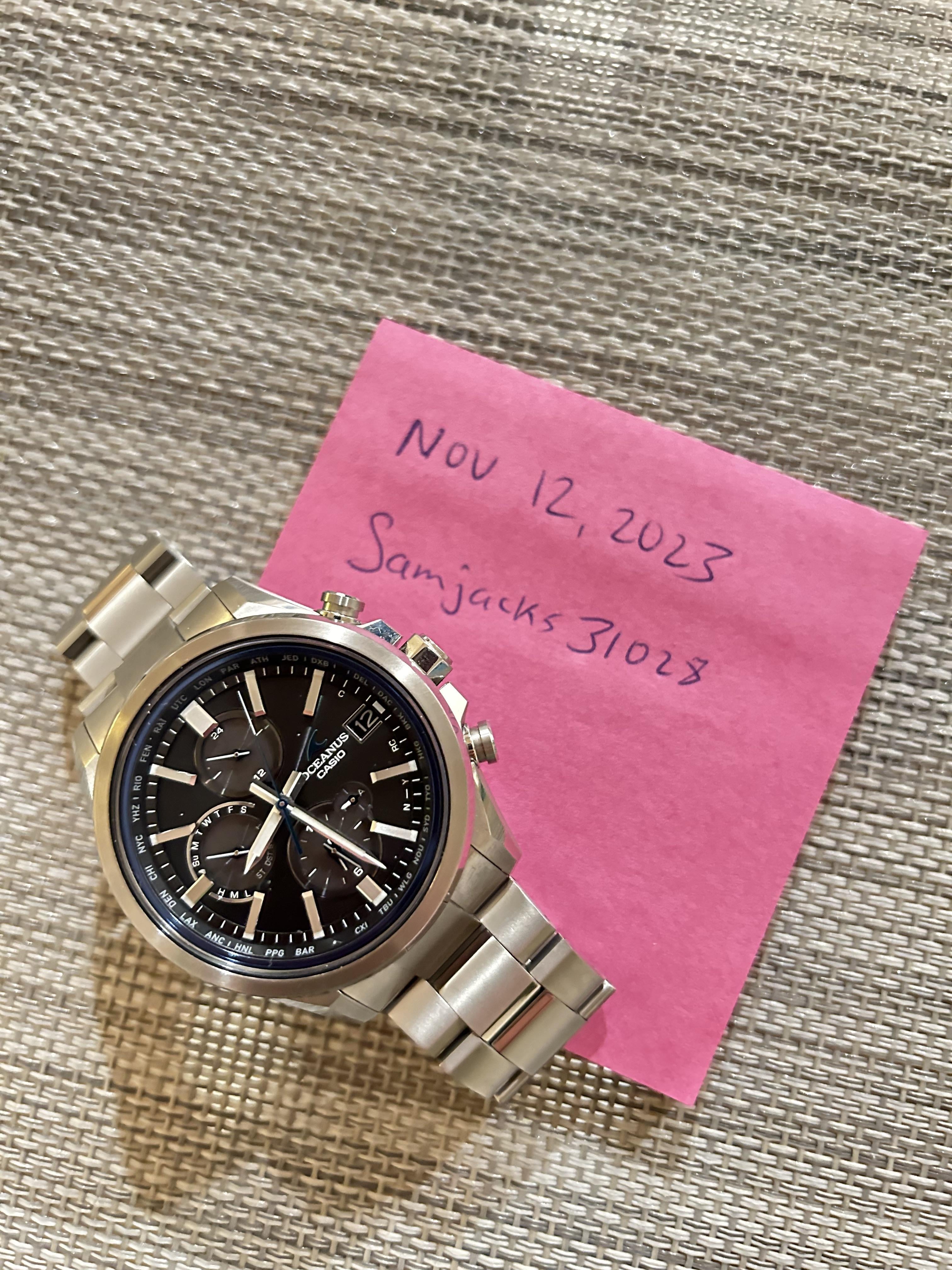 WTS] Casio Oceanus OCW-T4000-1AJF | WatchCharts Marketplace