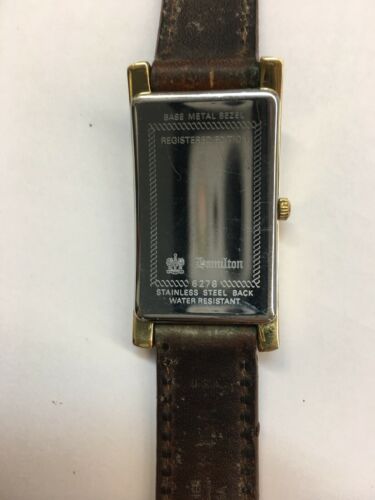 Men's Hamilton Registered Edition 6278 Quartz Wristwatch 23MM