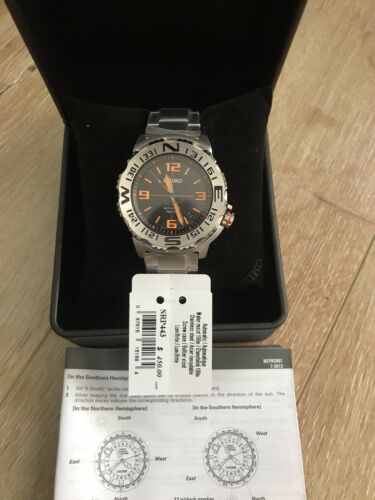 New Orange Seiko Field Monster Superior SRP443k1 RARE Box 4r35 S/S