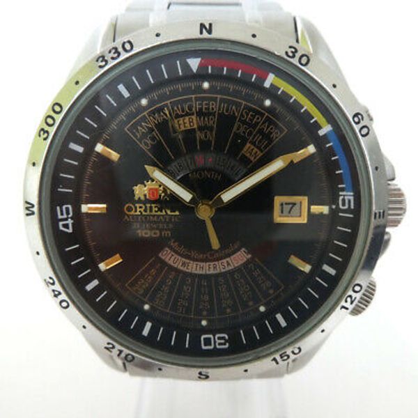 Authentic ORIENT Multi Year Calender EU03-C0 CA Watches Mechanical
