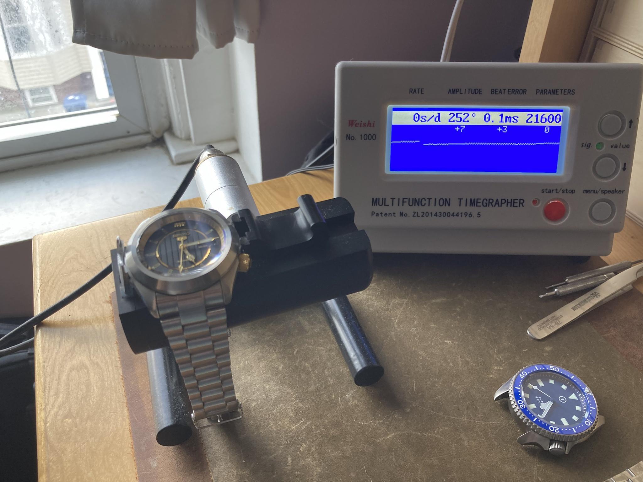 Reading the timegrapher - is it possible to tell why amplitude is so low  from timegrapher readings? - Watch Repairs Help & Advice - Watch Repair Talk