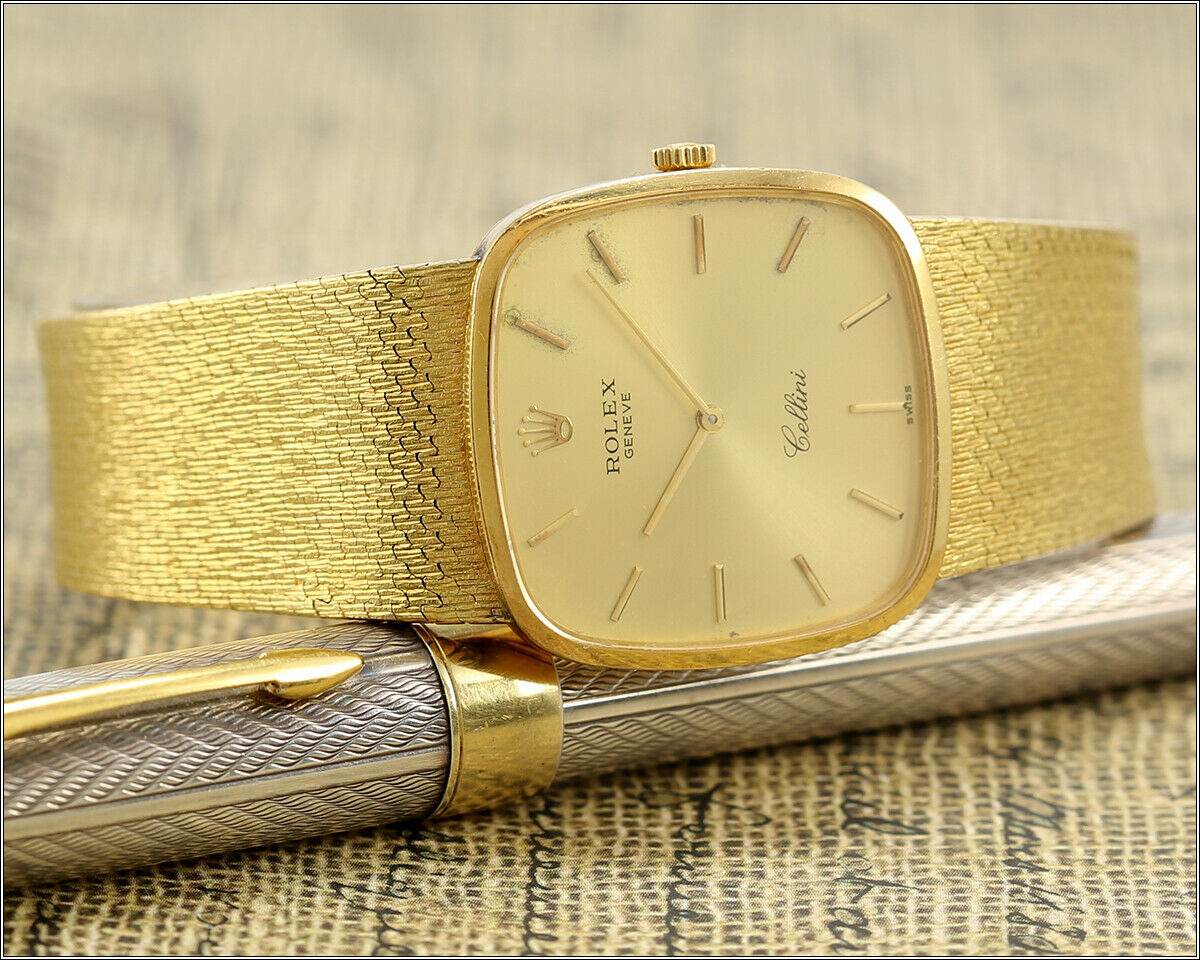 rolex cellini 18k gold