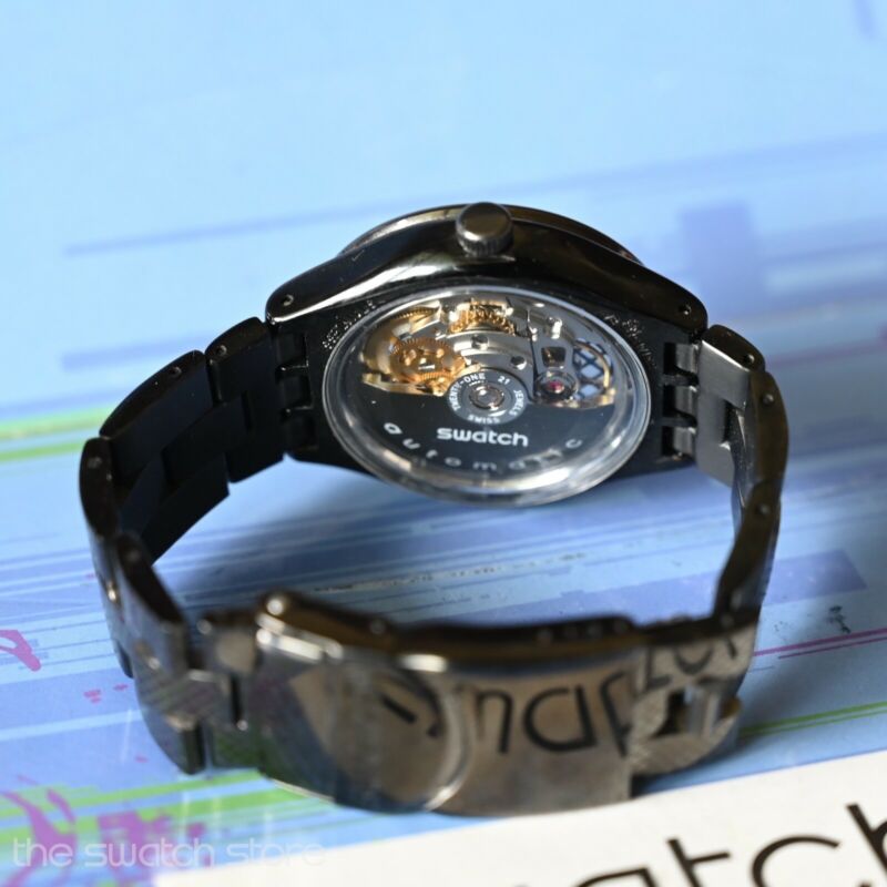 Swatch Skeleton Irony Automatic Watch YAB101G Vatel