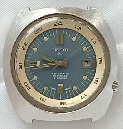 1970s Rare Vintage Tissot DL Super Compressor 43 mm 21J Cal. 784 2