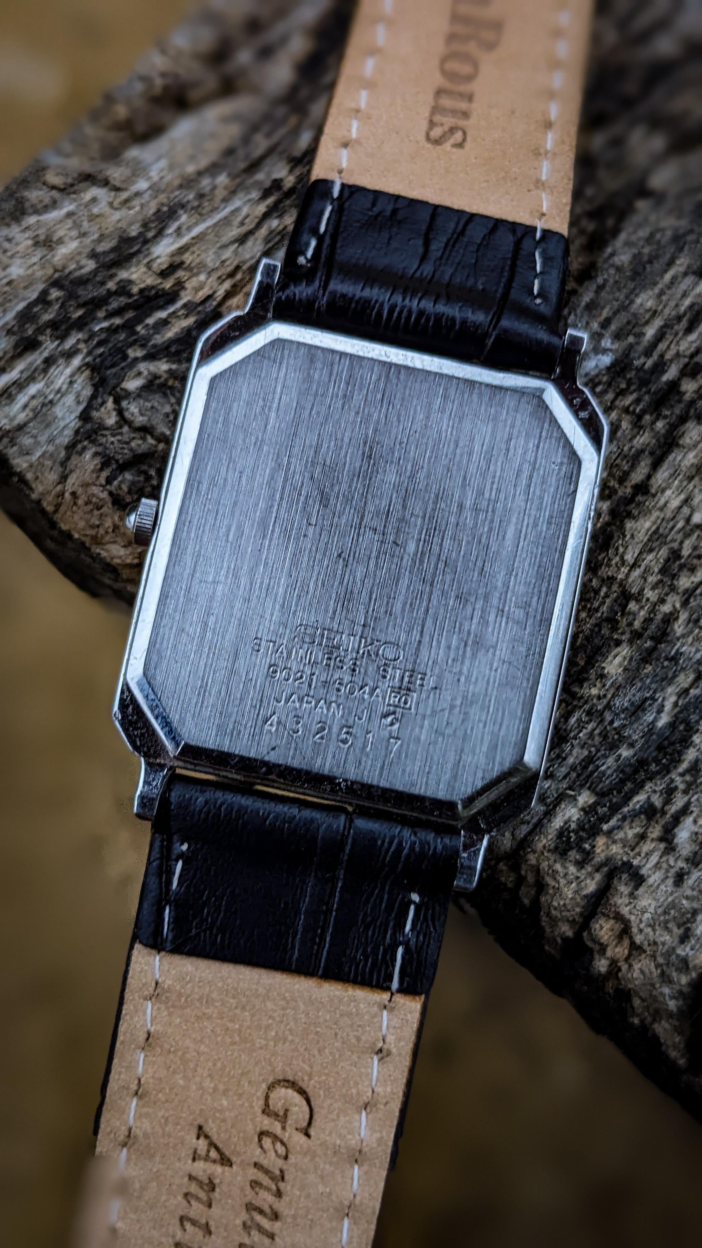 クォーツ Seiko 9021-504A セイコー SEIKO 腕時計 メンズ スクエア 