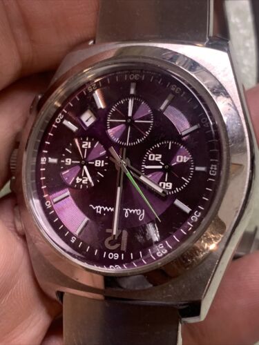 Paul Smith Final Eyes Limited Model Men's Chronograph Watch Purple