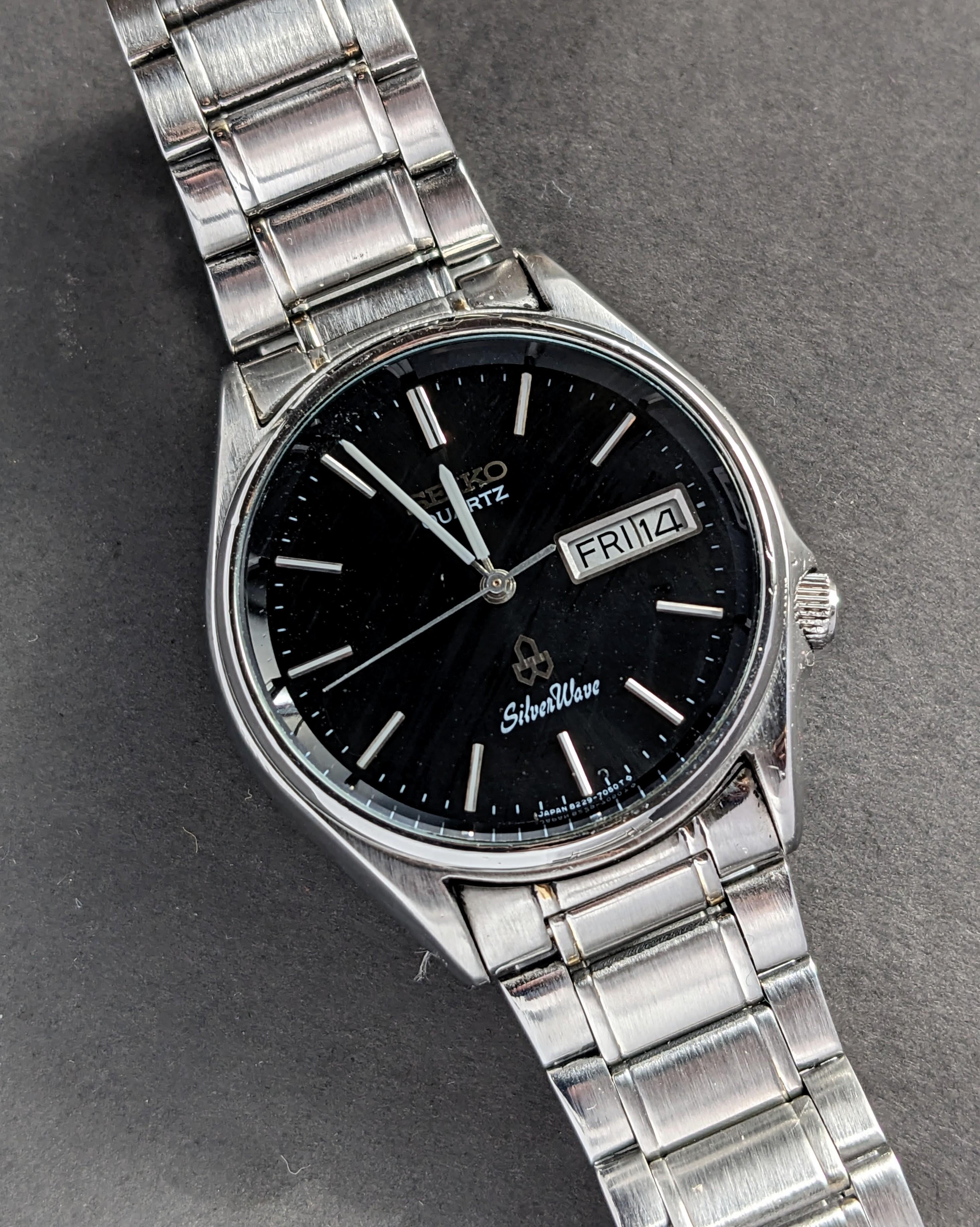 WTS] Seiko Silverwave 8229-7038 Piano Black Dial | WatchCharts 