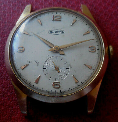 【1950s】ONSA OH済 ヴィンテージ腕時計 Vintage 1950s Oversized ONSA ONSETTA 15 Jewels Swiss Made Running