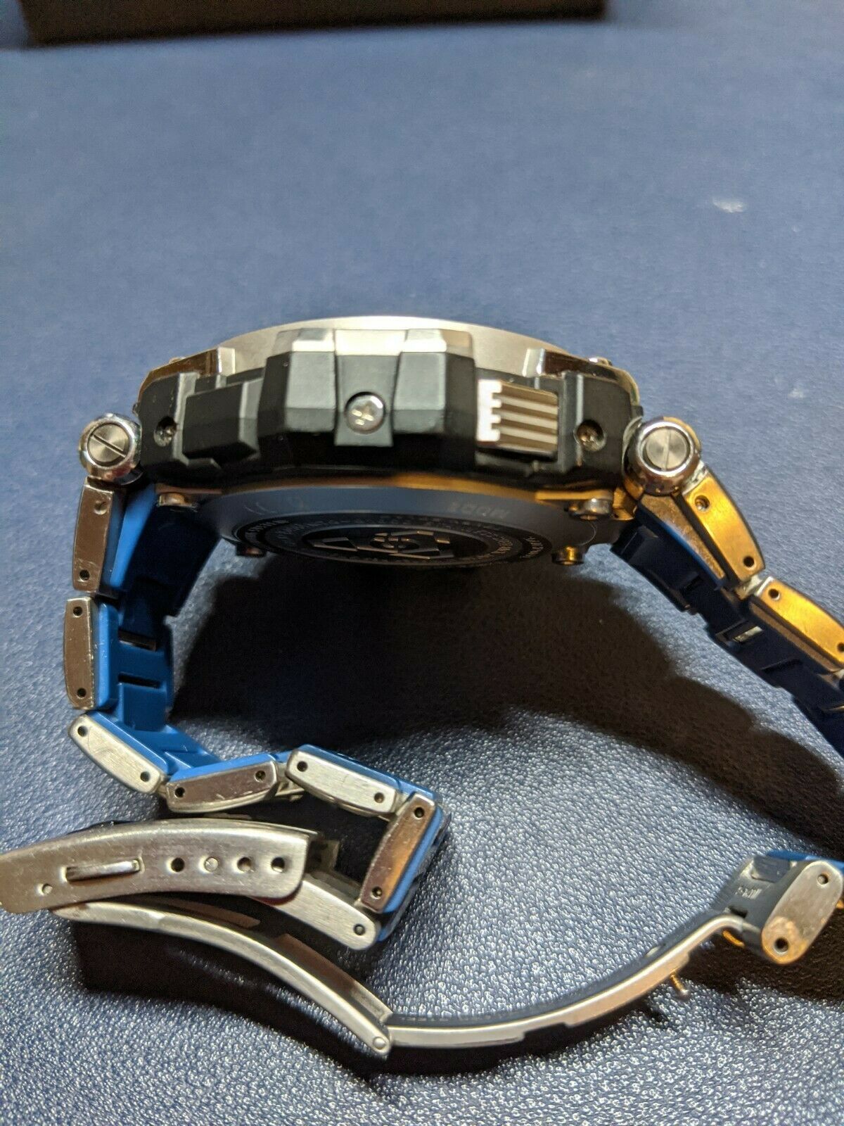 CASIO G-SHOCK MT-G MTG-G1000 5455 GPS and Atomic 6-Band w/ Blue