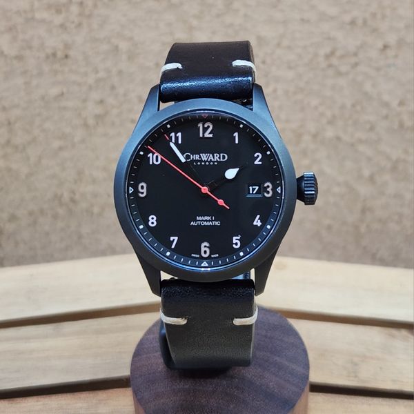CHRISTOPHER WARD C8 FLYER MK1 AUTOMATIC PILOT'S WATCH BLACK VERSION ...