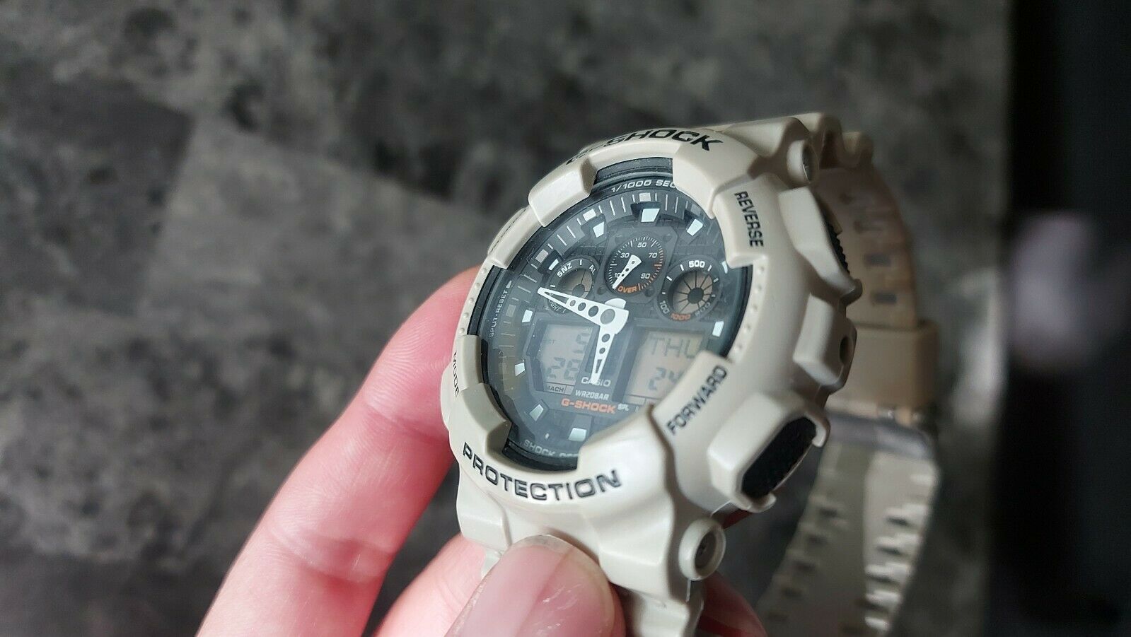 Casio G-Shock GA100-SD Wrist watch for Men - Sand/Desert Color |  WatchCharts Marketplace