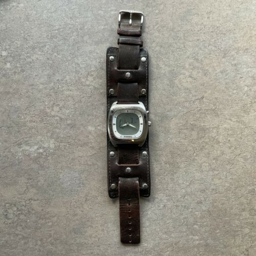 時計 Fossil big tic jr-8712 Men's Fossil BIG TIC JR-8712 Silver Tone Quartz Watch Parts