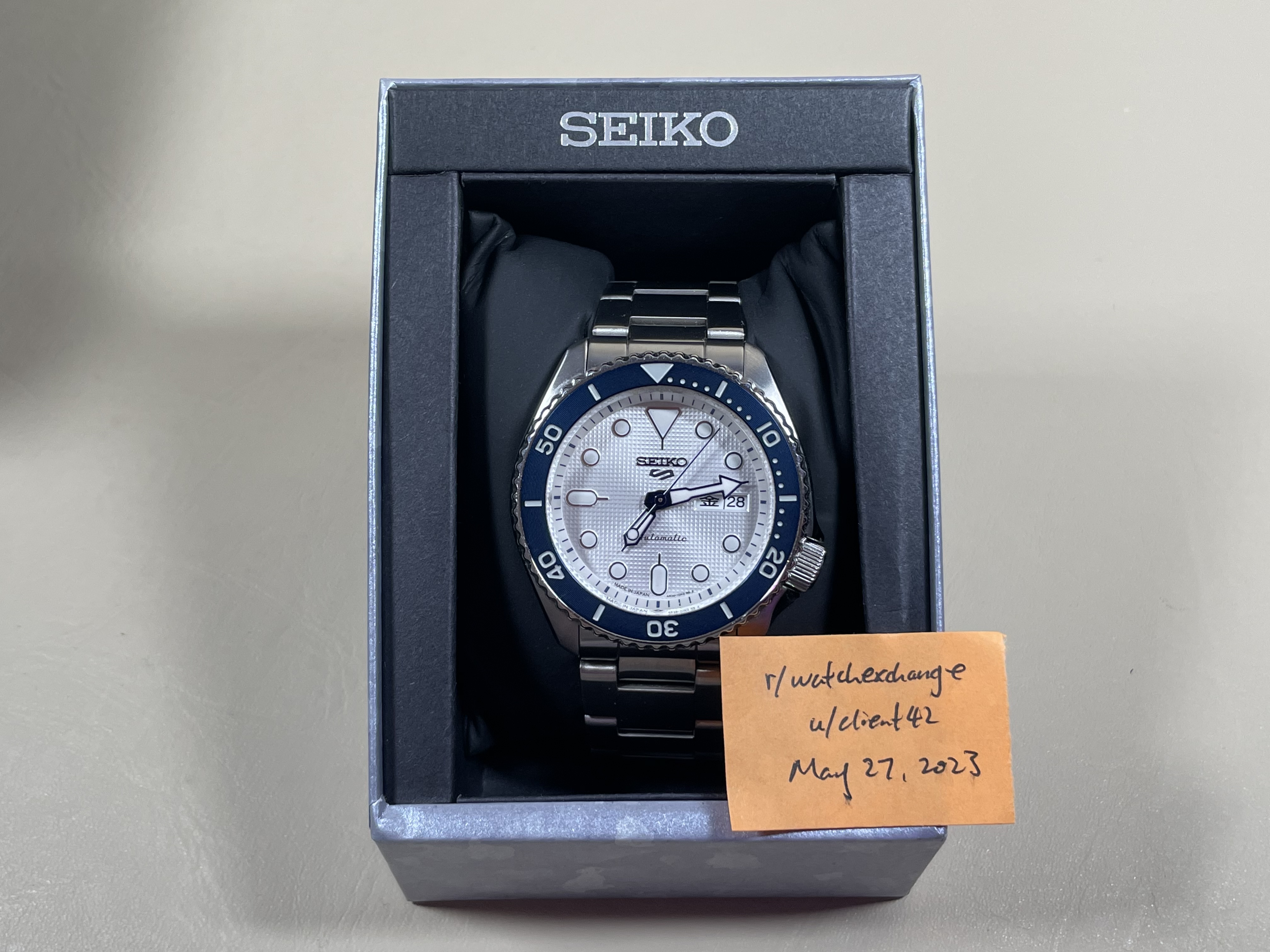 [WTS] Seiko 5 Sports SBSA109 4R36 140th Anniversary JDM Automatic ...