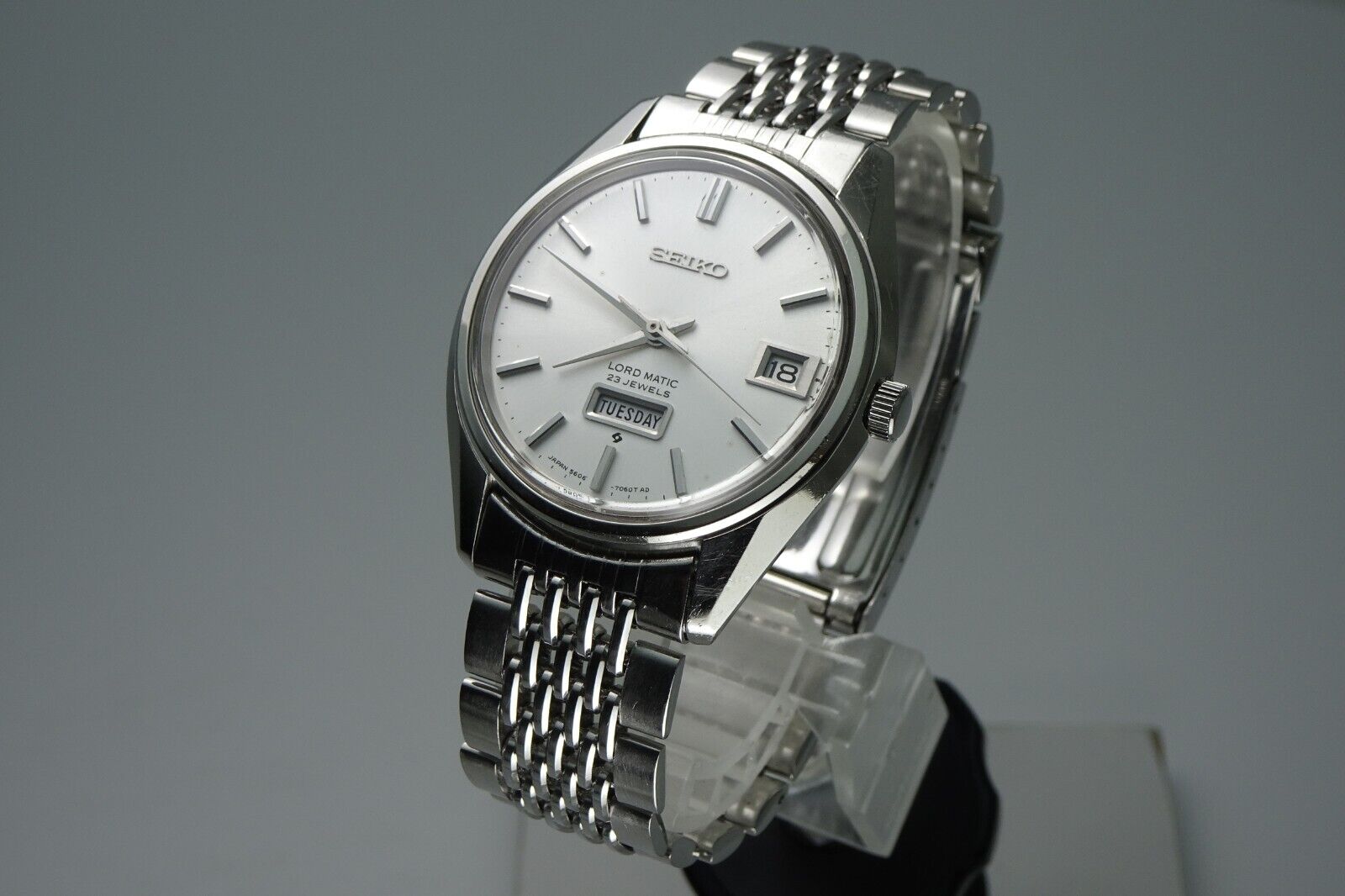 Vintage Seiko LM Lord Matic 23 Jewels Day Date English/kanji