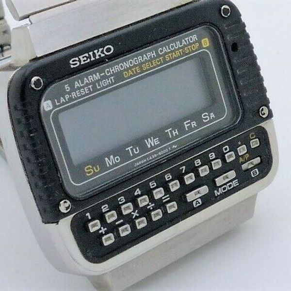 SEIKO C439-5000 Alarm Chronograph Calculator Spares/Repairs A/F |  WatchCharts