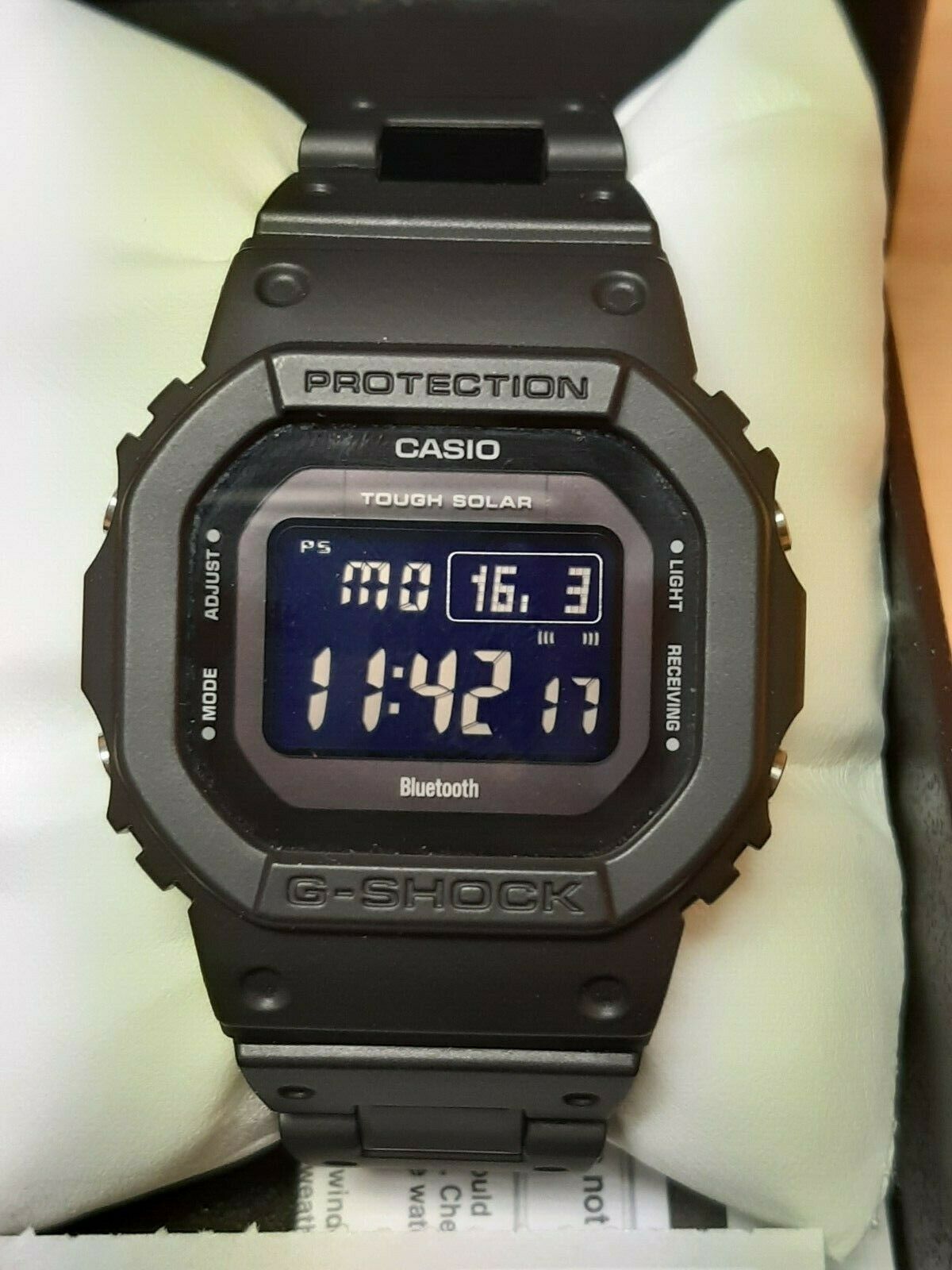 Men S Casio G Shock Gw B5600bc 1bjf Bluetooth Solar Radio Digital Watch Hy Watchcharts