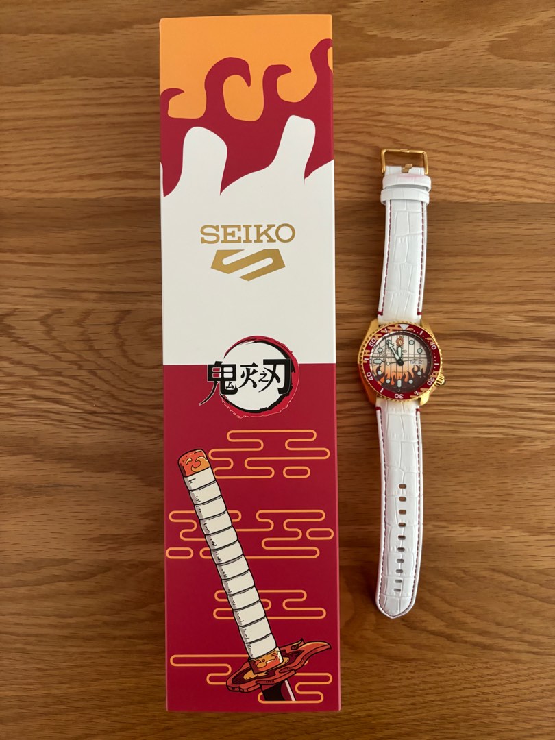*ryotheskywalker 10周年 Limited edition Limited Edition Seiko 5 Demon Slayer Kyojiro Rengoku