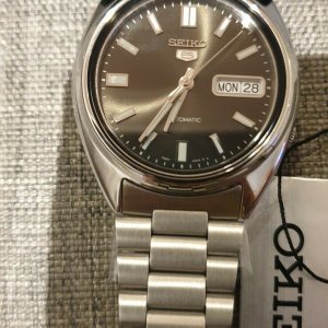 NOS SEIKO 5 SNXS79 Automatic Watch 7S26-0480 Stainless Steel 37mm Gray  Black | WatchCharts