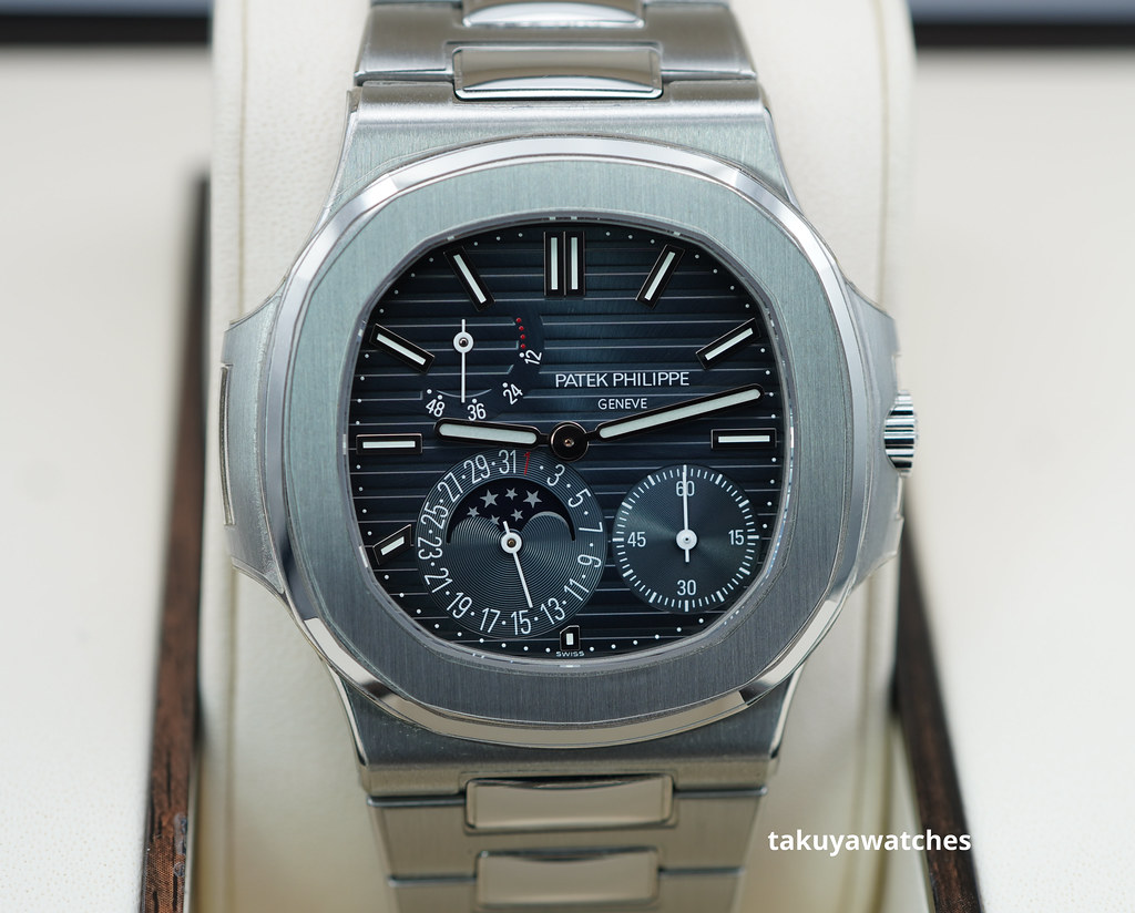 Patek Philippe Nautilus Moonphase Steel Tiffany Blue Dial 5712/1A-001