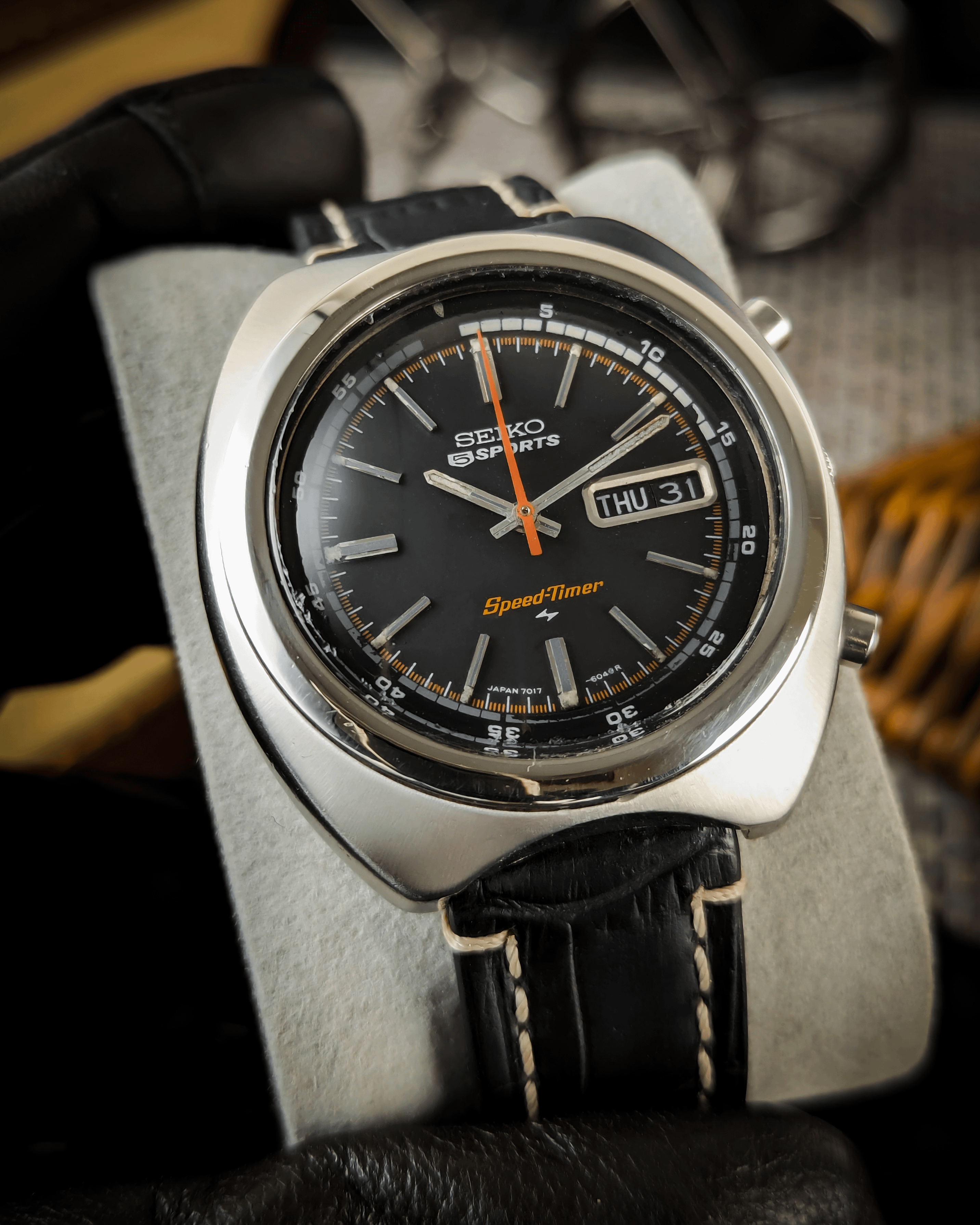 1971 Seiko 7017 6040 アンティーク】SEIKO 5スポーツ スピード