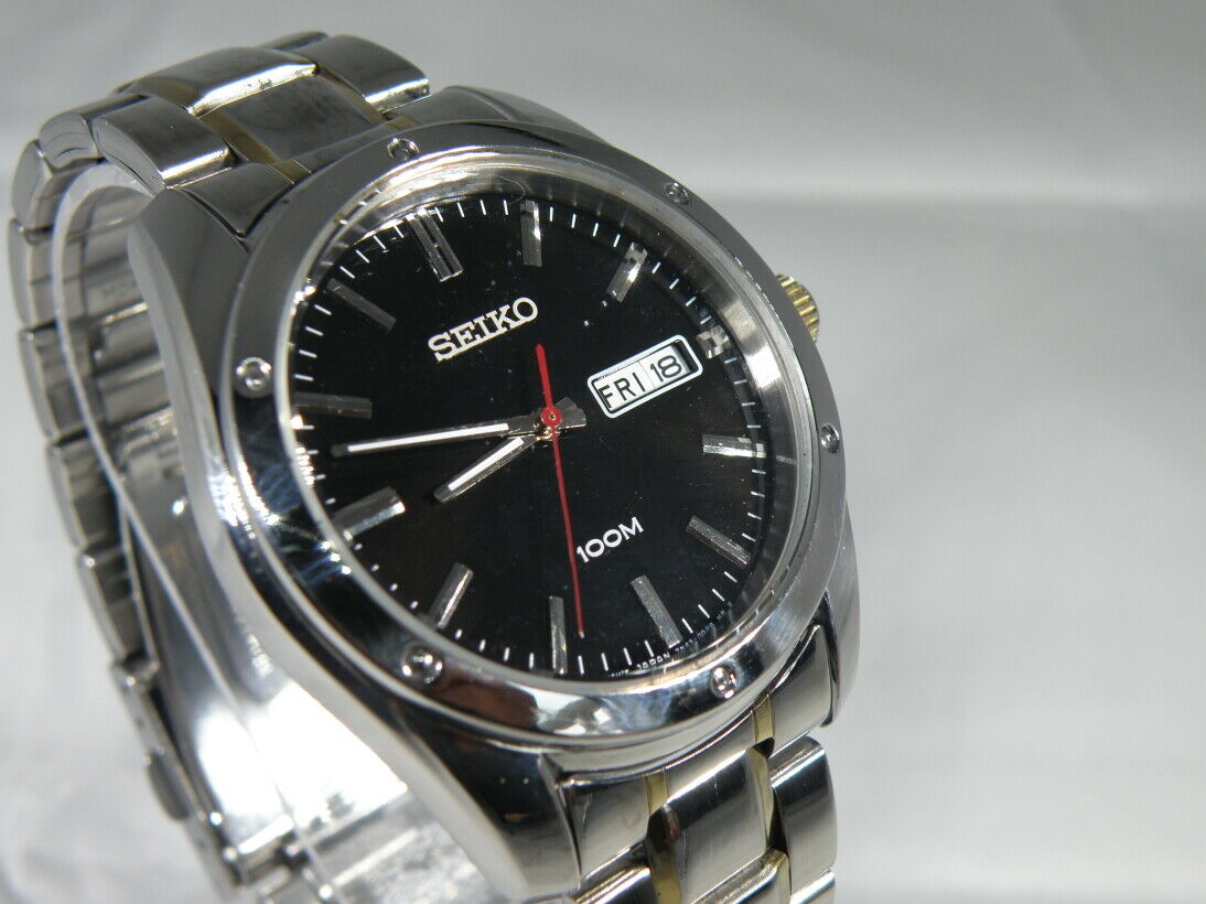 MEN S SEIKO 7N43 0BS0 QUARTZ WATCH VERY GOOD COND. BOXED