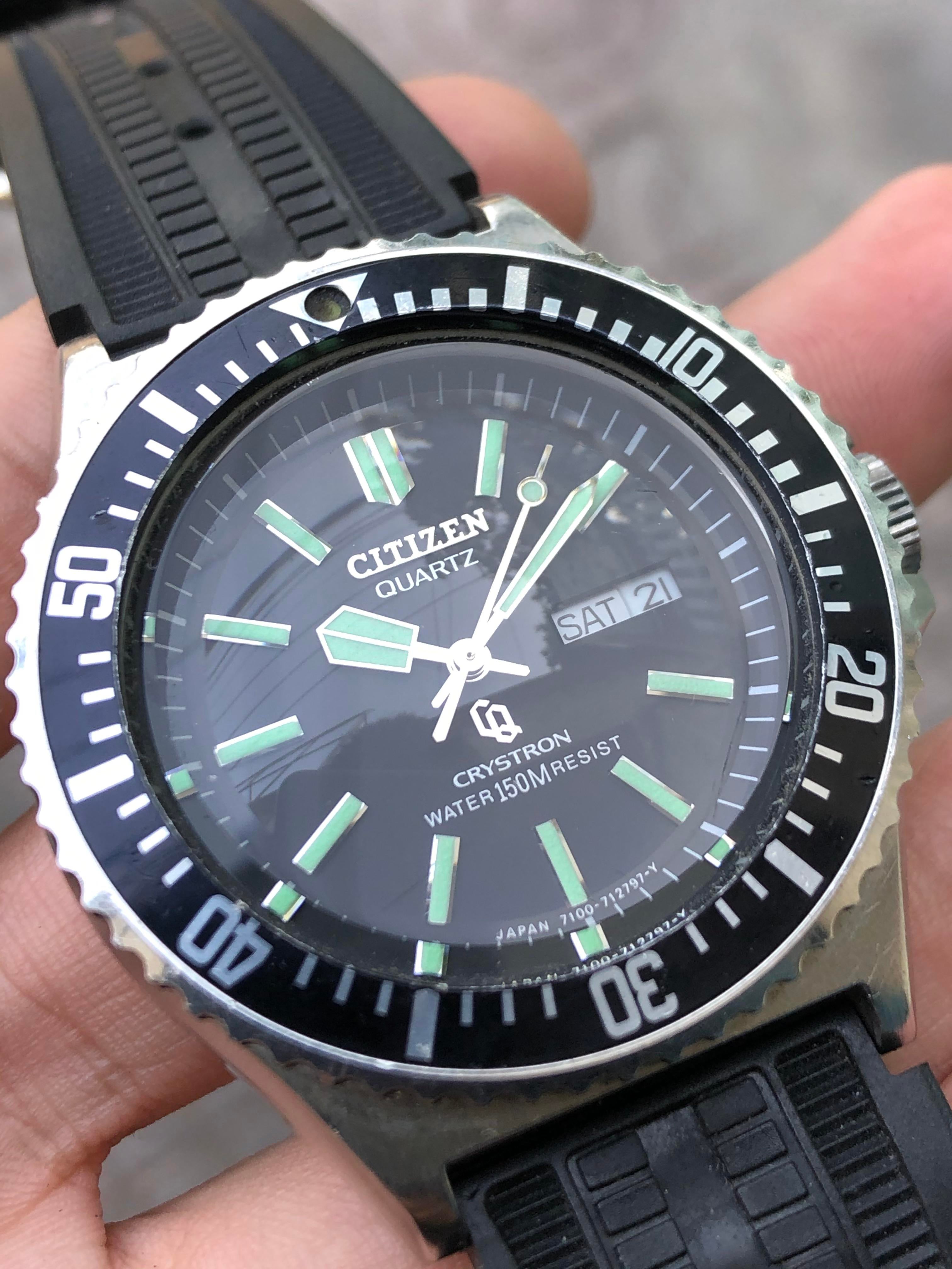 Citizen deals crystron diver