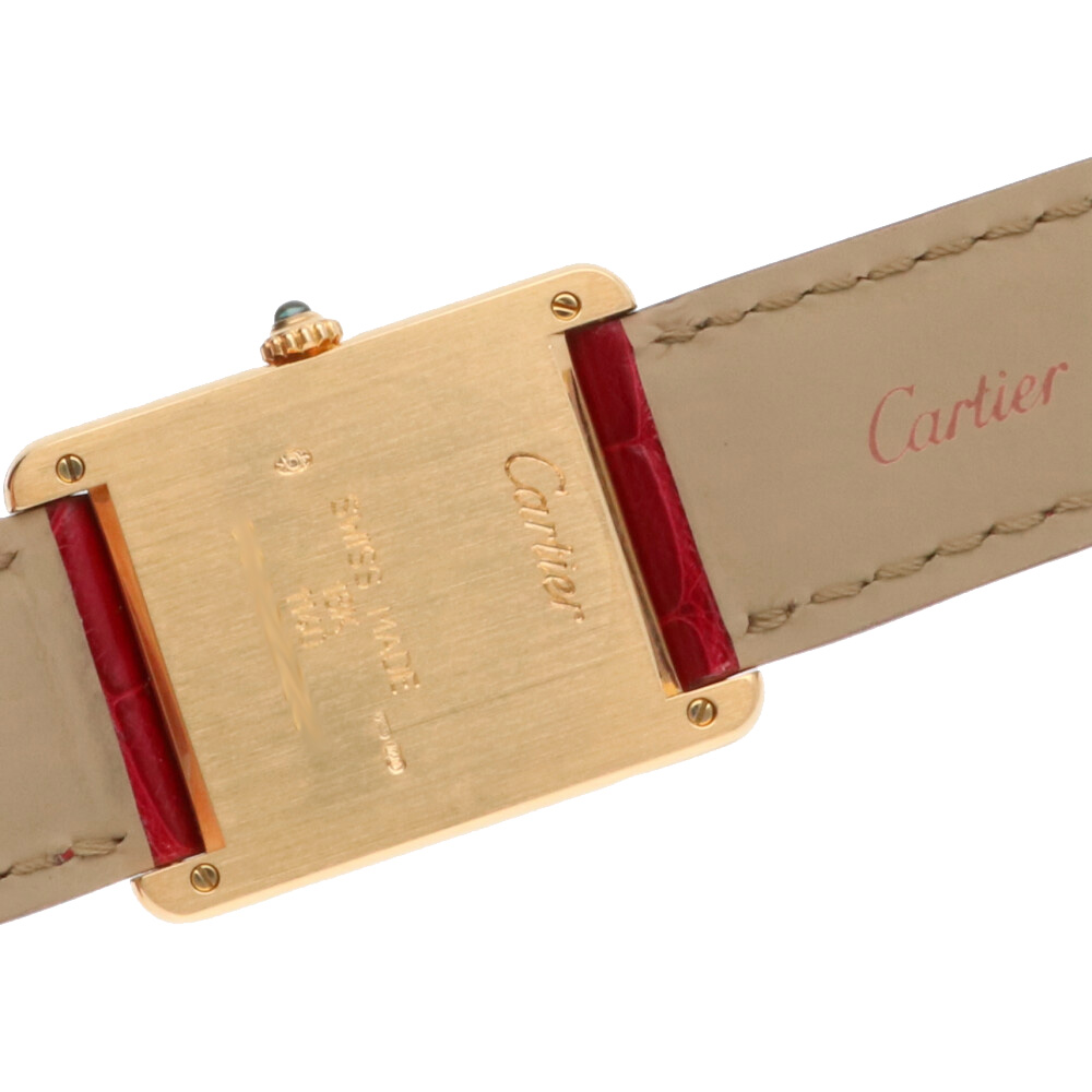 INSANE Cartier Tank (Louis) 18K GOLD Quartz - ref W1512853 - cal