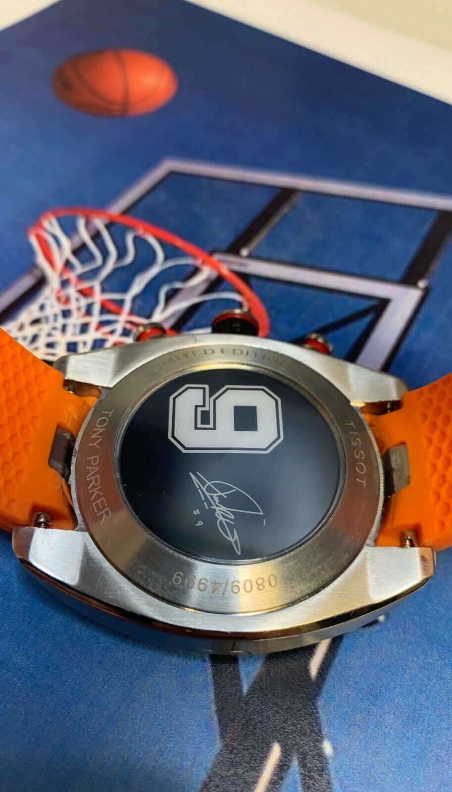 TISSOT MENS WATCH TONY PARKER LIMITED EDITION 0809/4999 REF#T038 