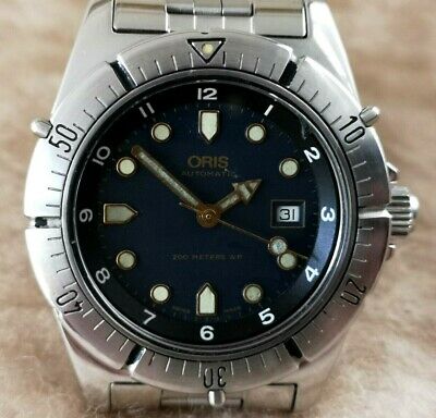 ORIS DIVERS Date Ref. 7457 All Stainless steel Automatic 34mm Mid