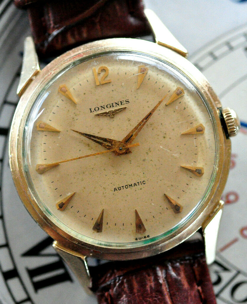 Vintage 1950s Longines Automatic Watch 19AS Movement All Original