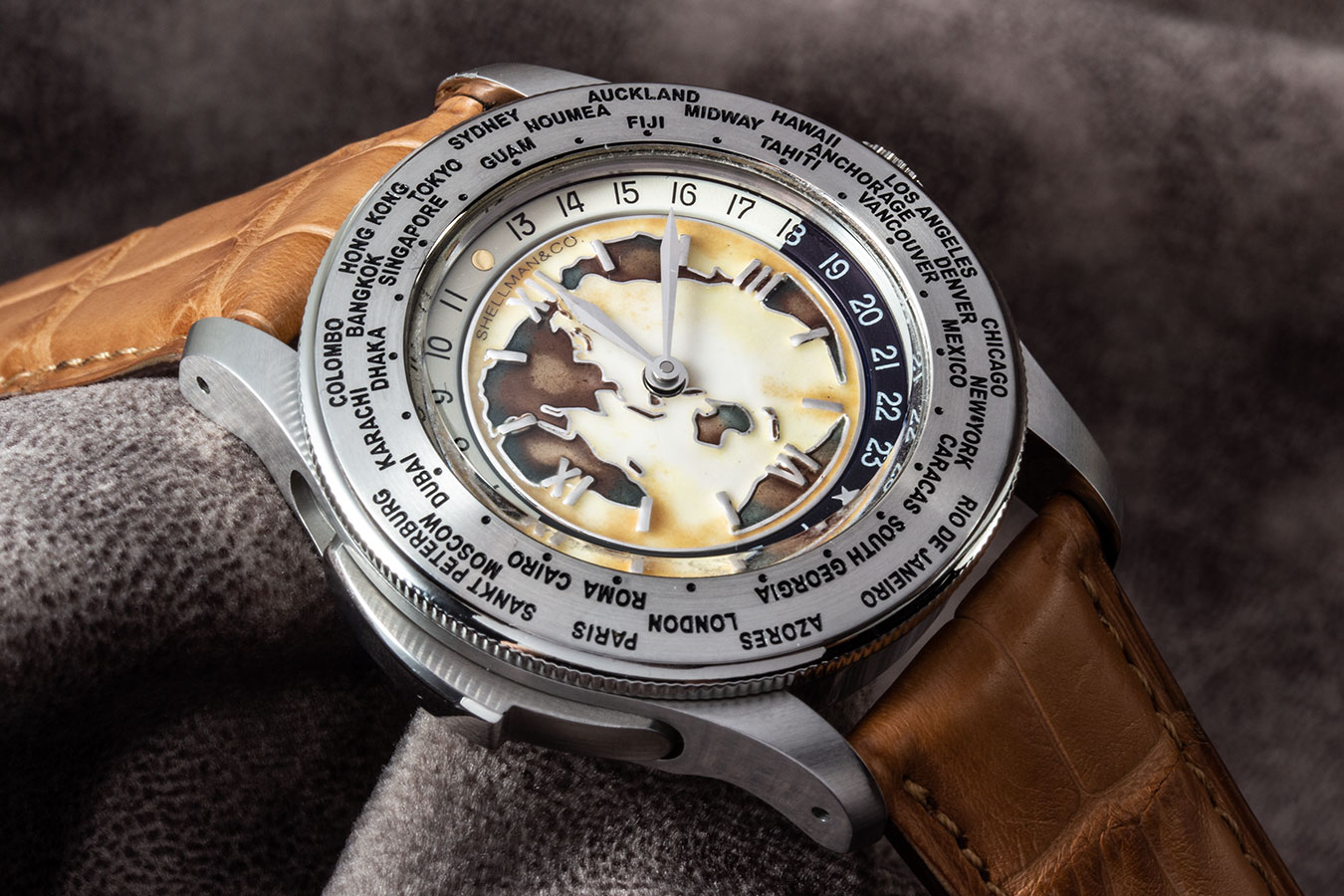 Shellman by Citizen World Time Minute Repeater Cloisonne/Nostalgic