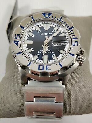 Seiko Prospex Royal Blue Monster Automatic Limited Edition Men s