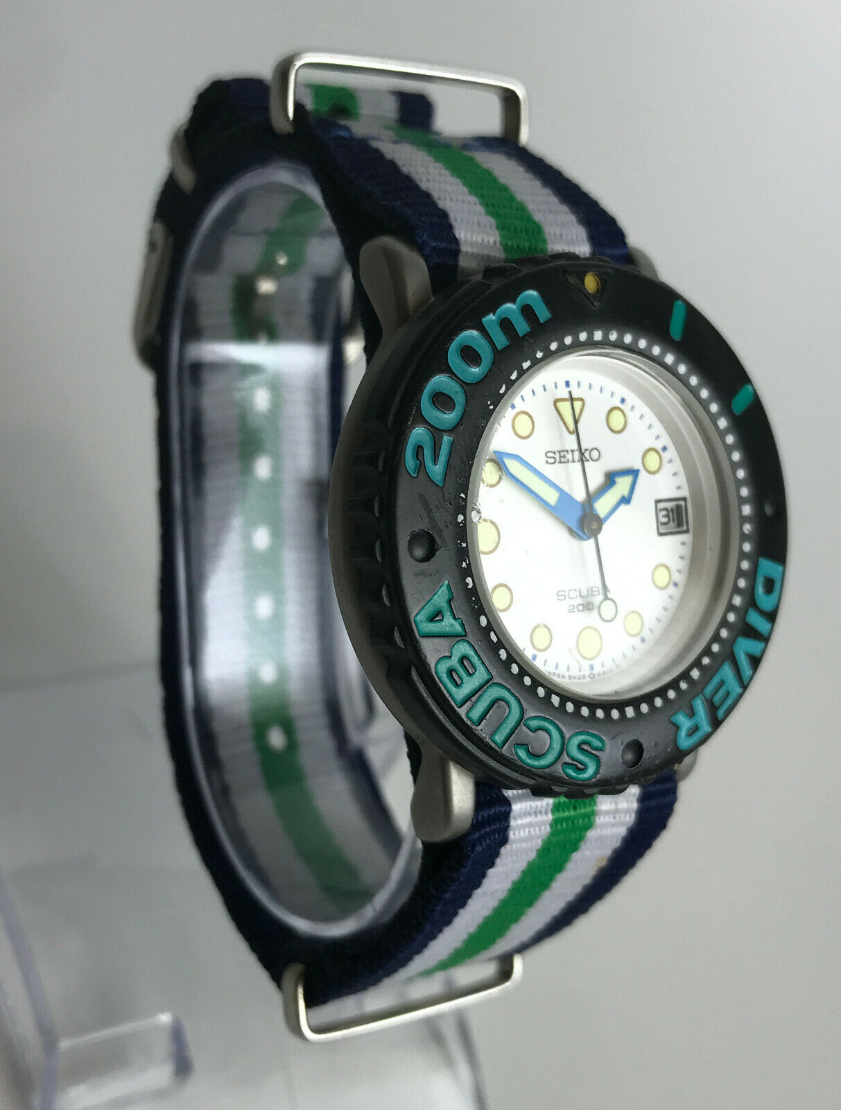 ヤマー seiko diver scuba ダイバーズ 腕時計 5h25-6a10 - 時計