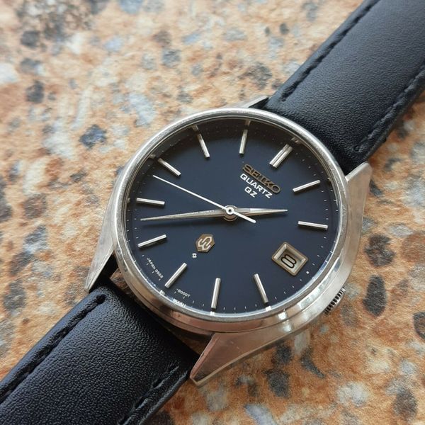 Vintage Seiko Quartz QZ JDM 0922 8000 June 1975 (SQ 4004) 36 mm Blue ...