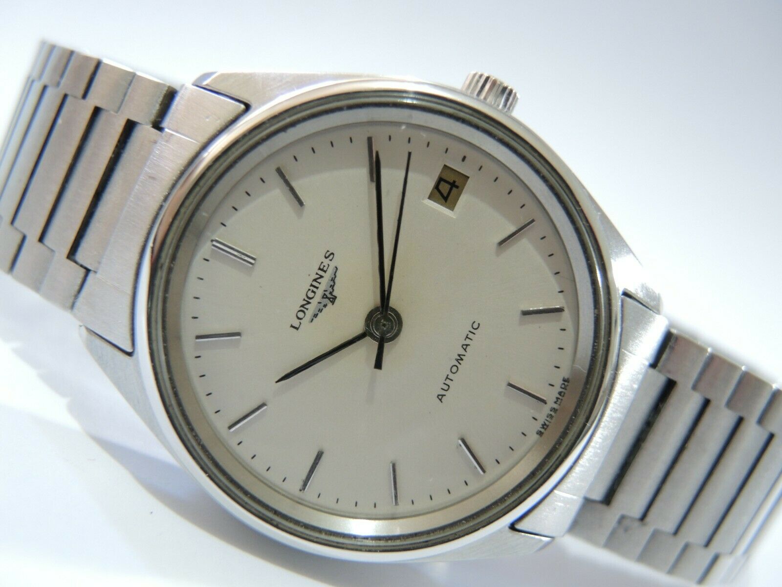 RARE VINTAGE LONGINES AUTOMATIC 1663 DATE STAINLESS